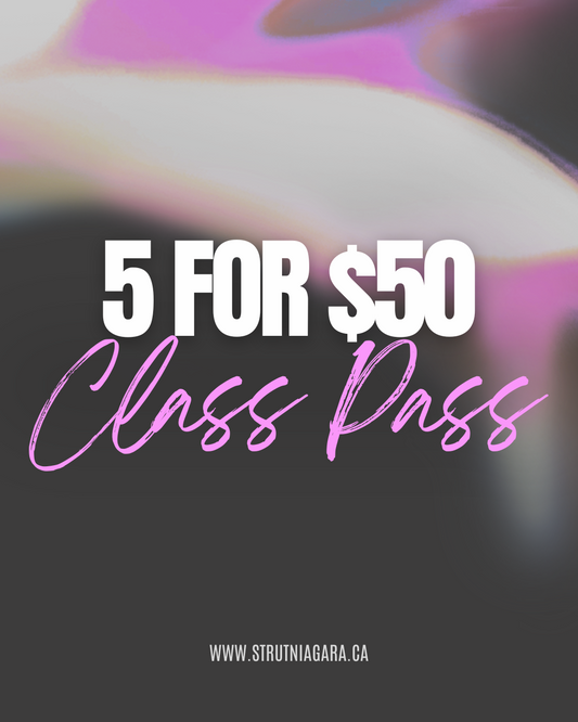 5 Classes for $50